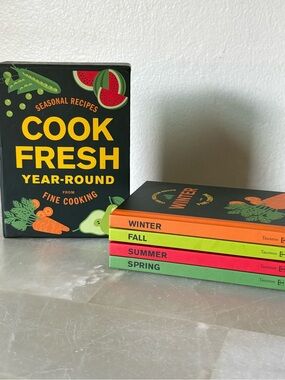 Cook Fresh Year-Round from Fine Cooking: Seasonal Recipes 4 book set